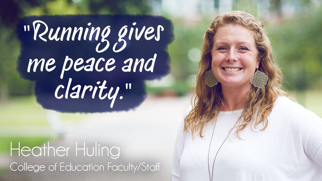 GSUCampusRec's tweet photo. #WhyICRI

"Hi everyone! I’m Heather — a Georgia Southern graduate, College of Education faculty member and returning True Blue 5K participant!

Running the True Blue 5K is one of my favorite things to do every year! 

Read my full story at https://t.co/R1ffRAPLAw!" https://t.co/JN9rkA4nq6