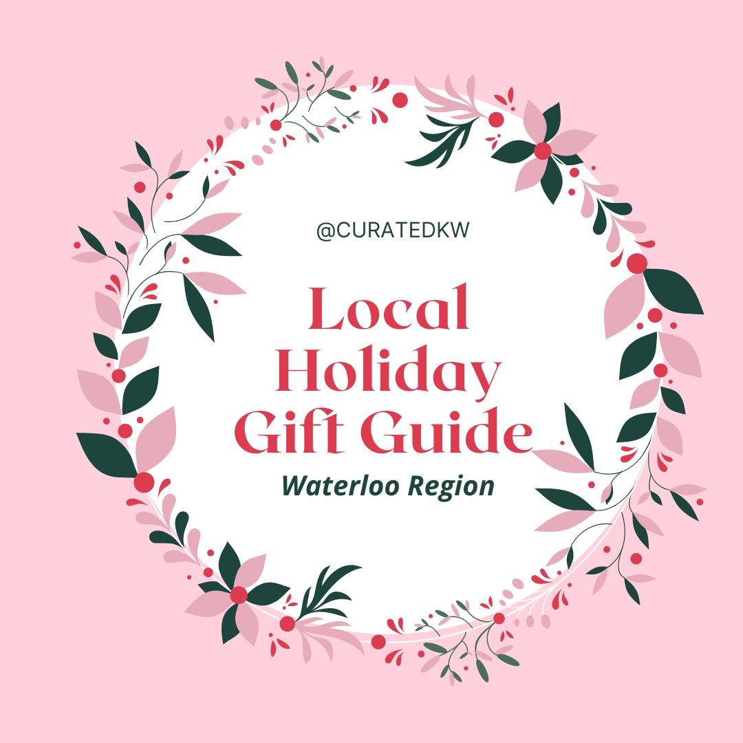 curatedkw's tweet photo. 'Tis the season to shop local 🎁. Help support #WaterlooRegion businesses this holiday season! Our guide includes 125 businesses (>20% BIPOC-owned). Gift ideas for everyone - from the foodie to the adventure seeker. 

Download our full Holiday Gift Guide https://t.co/ee1rjfhwwW https://t.co/Nt81dvZswJ