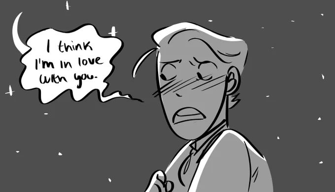 the first one was a quick comic based on the "i think im in love with you, have a nice day" "you are nothing to me. i will not." post but with percy and jules that i ended up hating.

second was a halloween piece i ended up disliking too, and third was a concept sketch 