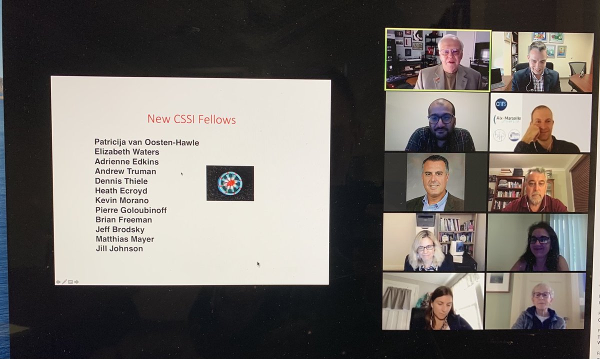 TrumanLab's tweet photo. Honored to made a Fellow of the Cell Stress Society International! Looks like I am in good company 😀 @StressCell #cssi2020 #cssi #chaperone #hsp70 https://t.co/8UxMiGP2oR