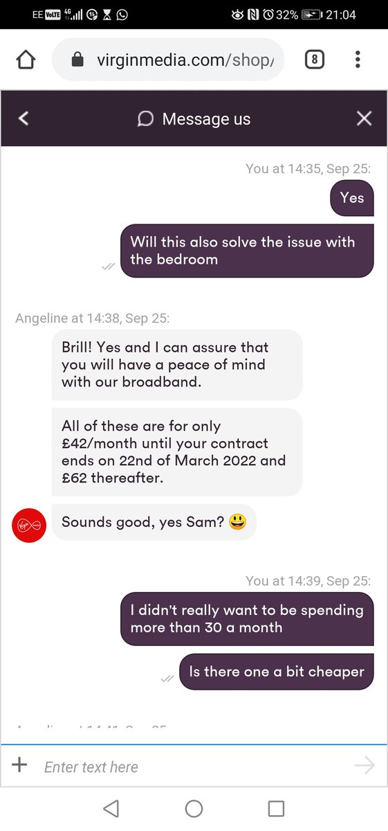 samhully's tweet photo. @virginmedia peace of mind??? Can't even get this sorted, and don't blame the pandemic CANCEL MY CONTRACT https://t.co/EuZtft0Awh