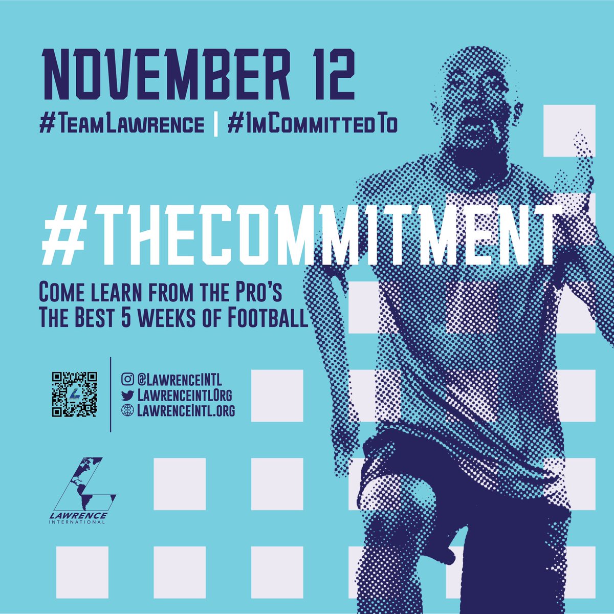 Next week it’s going down! We’re 7 days away from the first NFL led mentorship program, equipping HS seniors with everything they need for their college transition. If you’re committed to playing college football next year don’t miss this!

🏈SIGN UP TODAY lawrenceintl.org