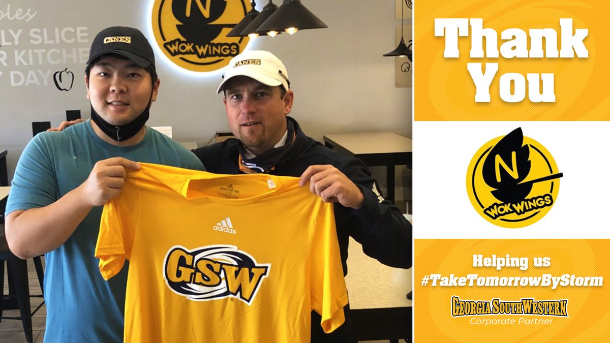 GSWAthletics's tweet photo. The #GoldForce is strengthened by our partnership with @JSLee_Golf and his team at Wok N Wings. Peter was a member of the @GSW_GOLF team from 2011-15.
THANK YOU for your commitment to GSW Athletics & for helping us #TakeTomorrowByStorm! 💛💙
Visit >>> https://t.co/AkyPLvQxON https://t.co/4gXiVMsn5U