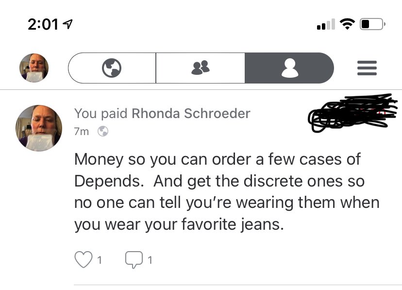 b_wright77's tweet image. My landlord (my mother) is changing her Will.  This is how I’ve paid rent the last few month’s...