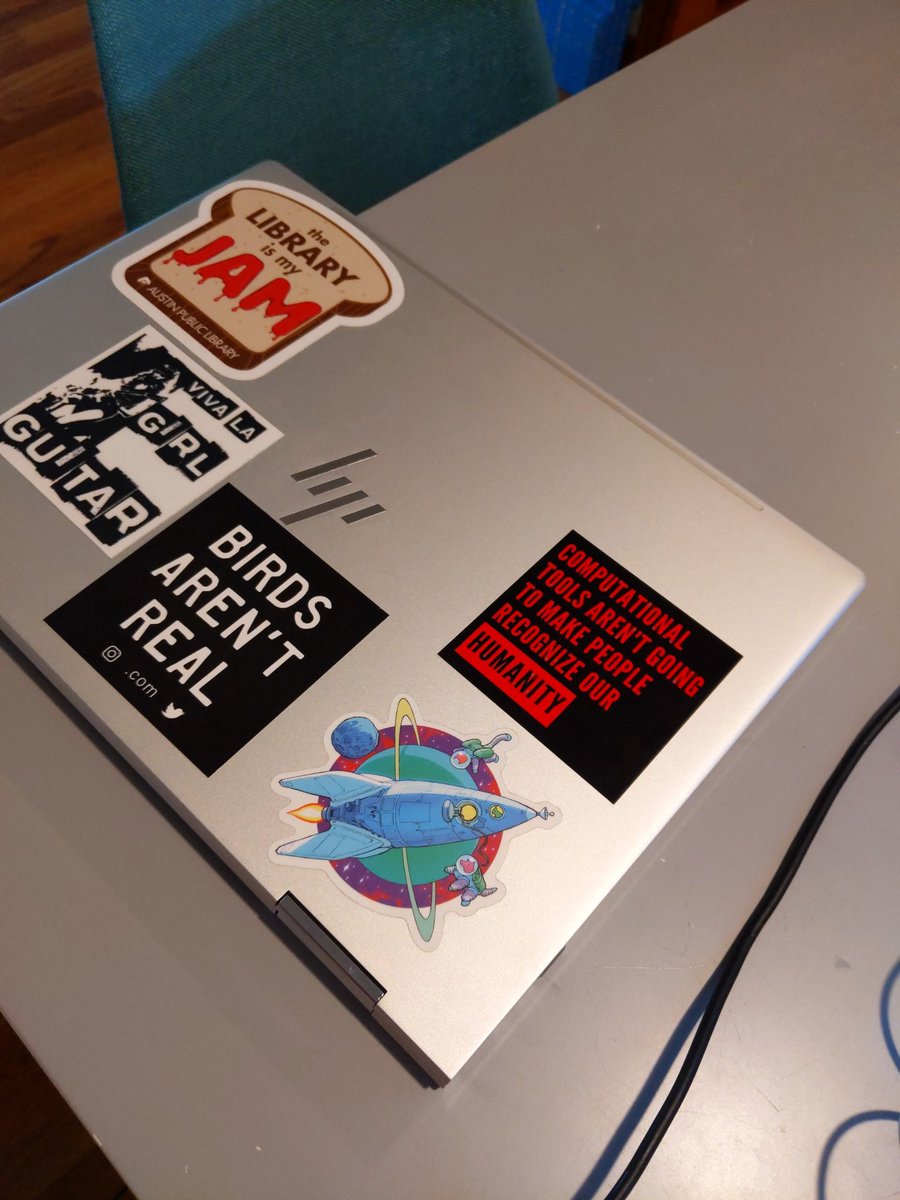 Thanks for the new laptop sticker, <a href="/Autumm/">@Autumm@mastodon.social</a>!!!