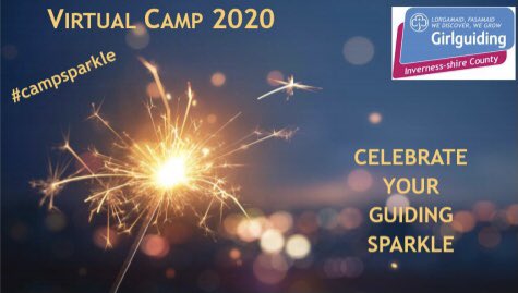GirlguidingInv's tweet photo. Starting tomorrow at 6pm. Follow us on our Facebook page https://t.co/xTcmcOPKUv #campsparkle #Girlguiding @GirlguidingScot @Girlguiding @GuidingMembers https://t.co/gYYtbwWgt8