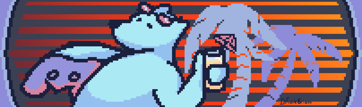 various pokemon red/blue sprite drawings by infinitebrians on