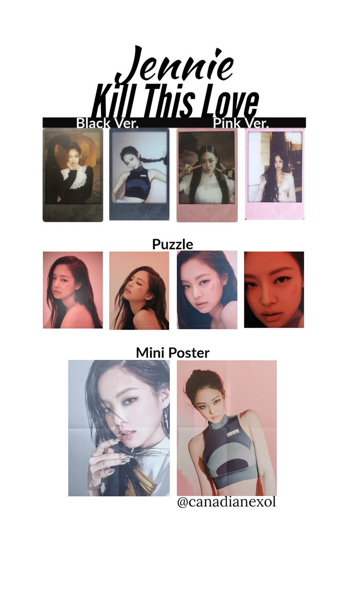 Blackpink Solo Member Kill This Love Template (Jisoo, Jennie, Rose