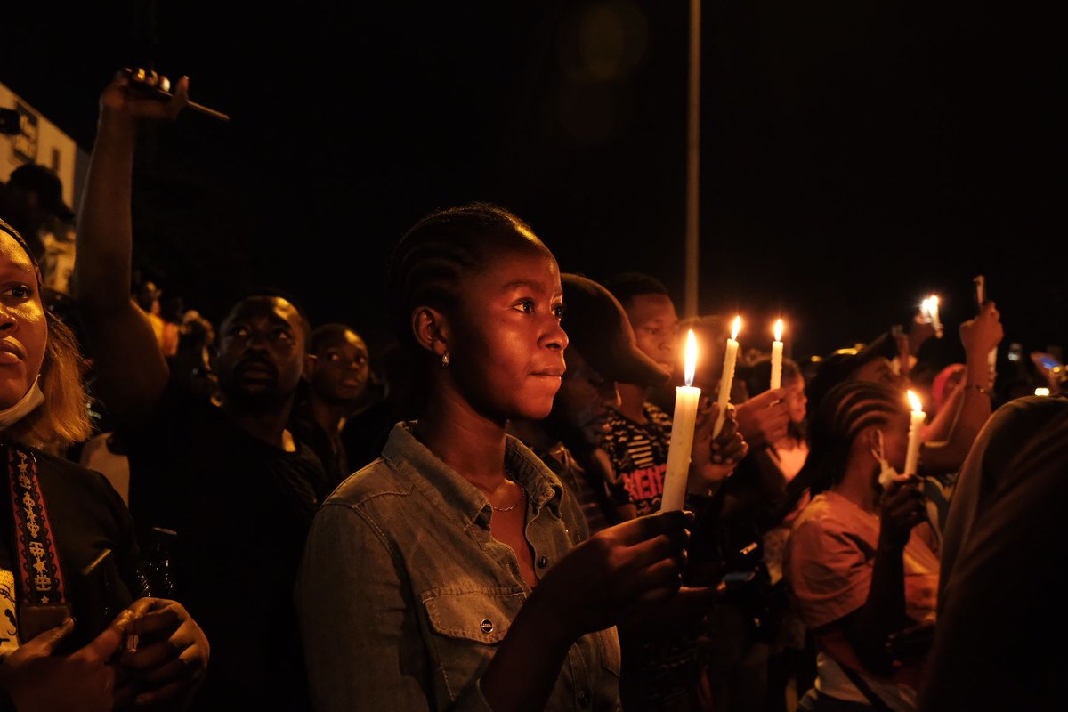artnet's tweet photo. Meet the powerful photographers documenting the fight to end police brutality in Nigeria: https://t.co/C2JZ1mk1X2 https://t.co/i2I2GREcMZ