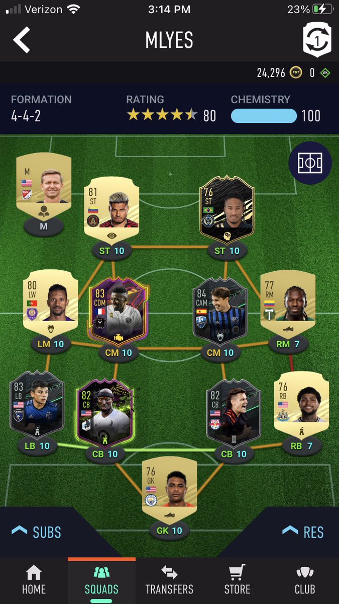 Bezee233's tweet photo. After talking to my advisors changes have been made. Not easy decisions but ones we think will help the club move forward. Thank you @NateTemm #fut21 #fifa21 https://t.co/S7ZKMOHJTs
