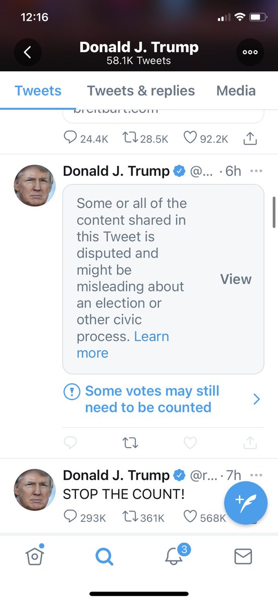 gomer2323's tweet photo. When ya have a problem with reality. Your sanctioned bullshit tweets are about to end. America appears to have voted to silence you. May SNDY have a wonderful time listening to all you have to ramble about, we are done. #TootsPoots #ByeCraig #ByeDon #ByeFelicia https://t.co/BTYnVURHyS