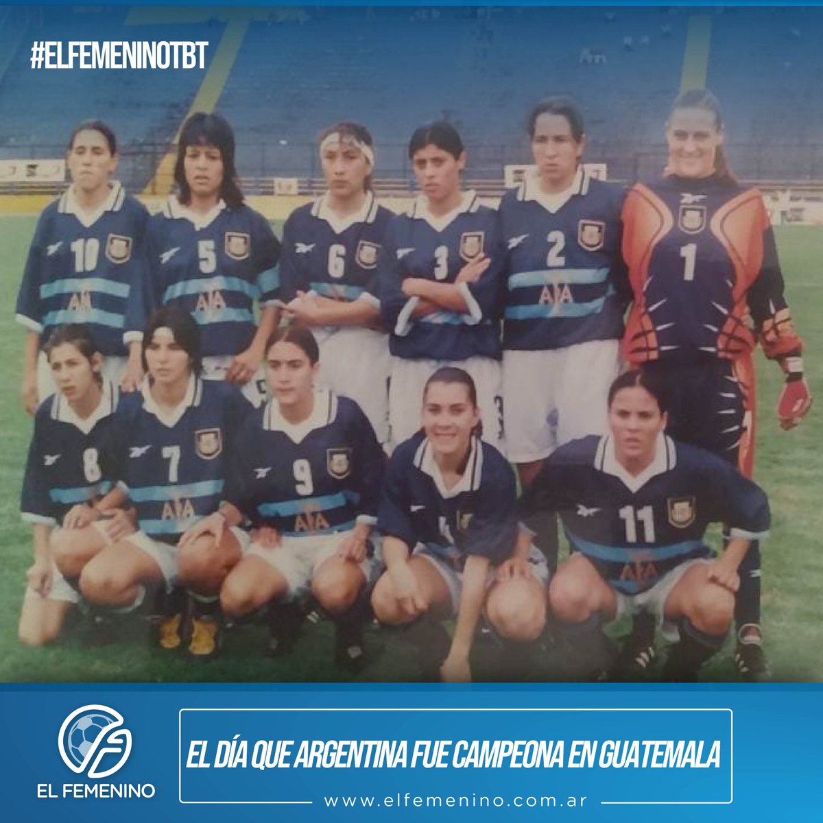 FemeninoAFA's tweet photo. #ELFEMENINOTBT
LOS 20 GOLES DE ARGENTINA EN GUATEMALA
Hace 20 años, venciendo en un cuadrangular a Nicaragua, Guatemala y El Salvador, la Selección Argentina se alzó con la #CopaGallo convirtiendo 20 tantos en tres partidos.
https://t.co/JMOjBvOQzy https://t.co/rJReZth1nM