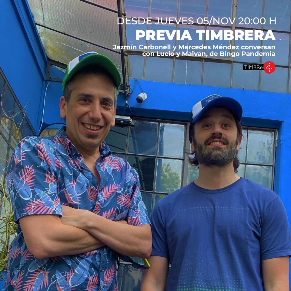 🗨️ Hoy a las 20 h vamos a participar de la previa timbrera junto a <a href="/JazminCarbonell/">Jazmín Carbonell</a> y Mercedes Méndez. Pueden ver la transmisión en vivo desde la fan page de <a href="/TeatroTimbre4/">Timbre4</a> 😉¿Ya tienen su lugar para mañana? 

Actualizamos la web, miren qué lindura: bingopandemia.com
