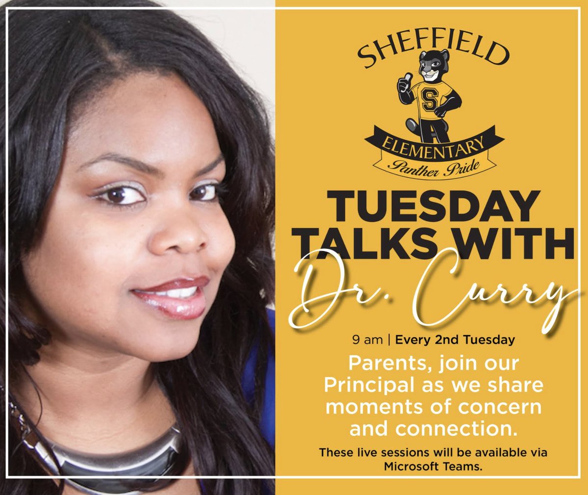 tiffanydesiree's tweet photo. Join me Tuesday! #tuesdaytalks #sheffieldelementary #thisishowwedoit https://t.co/YElW7PX2pR