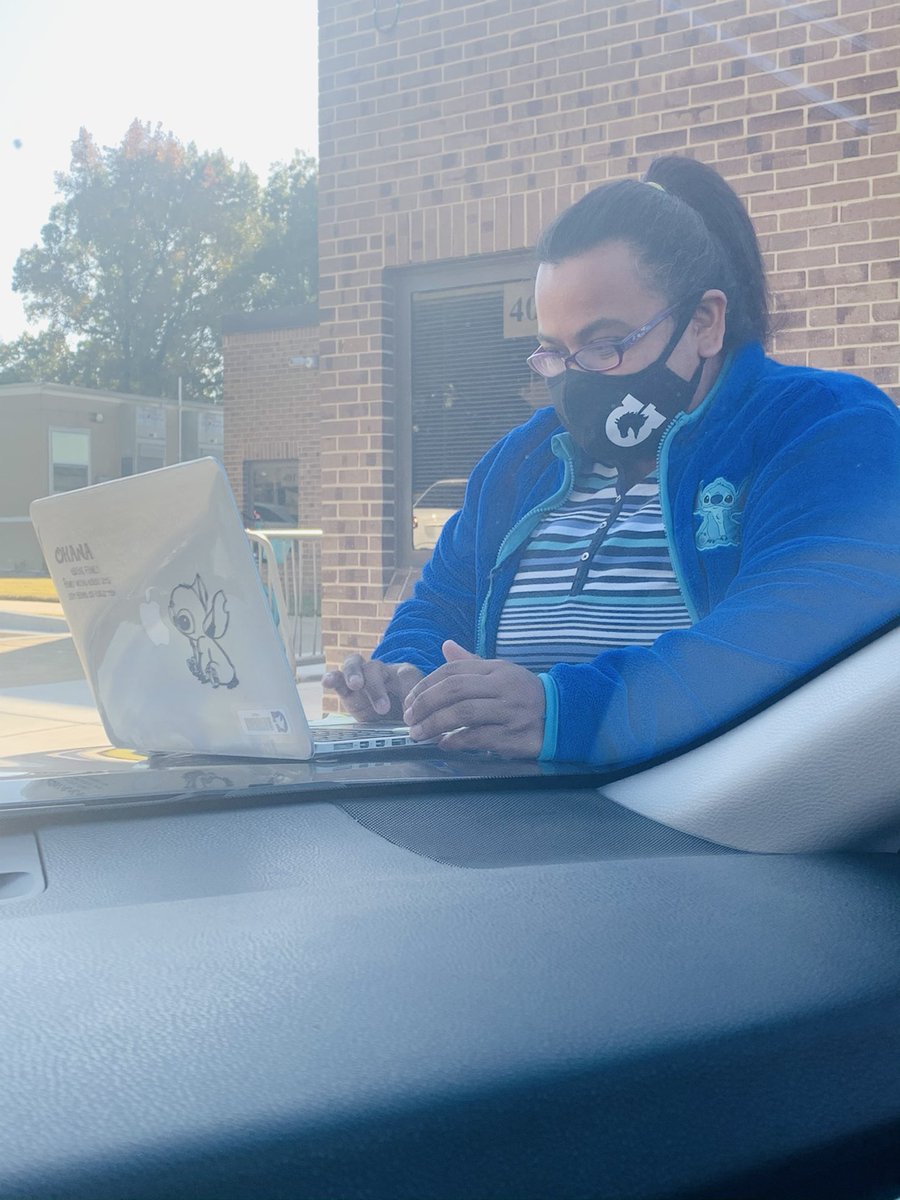 PerrysPenguins's tweet photo. Our tech-superwoman! So thankful for the AMAZING Marlena Light who never sits down, always answers her texts (even on weekends), and LOVES us in a fantastic way... Here she is working on a Digital Dolphin device in the parking lot today! #DolphinLifeGratitude #DigitalDolphin https://t.co/ampEa158b5