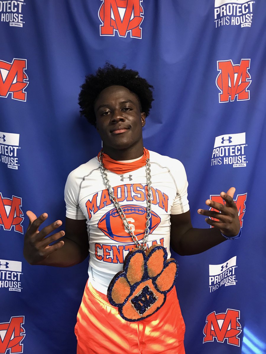 MCJags_Football's tweet photo. #MCTurnOverChain Germantown game. #6 #26 #48 https://t.co/R6Qy9A94op