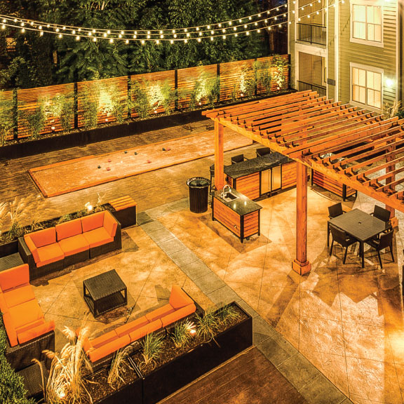 thinkConfluence's tweet photo. #ConfluenceTBT: Confluence was selected to assist in the design of District 39, a mixed-use redevelopment in Kansas City, MO. The courtyard features an outdoor kitchen and entertainment space which features resort-style furnishings, outdoor televisions and a bocce ball court. https://t.co/AHD6jNPE4b