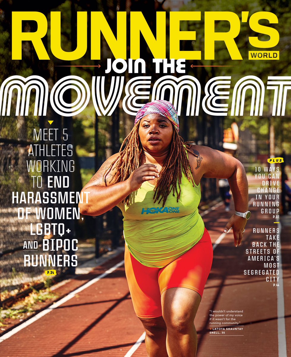 _NativeInLA's tweet photo. Feeling grateful to be on the @runnersworld cover along w/my Alliance Ambassadors, means everything! This is the representation I want to see &amp; more visibility for others to come.

Wopila tanka for this opportunity of representation &amp; advocacy for safety.
https://t.co/G8IdGSE8hd https://t.co/eHbZpFphoE