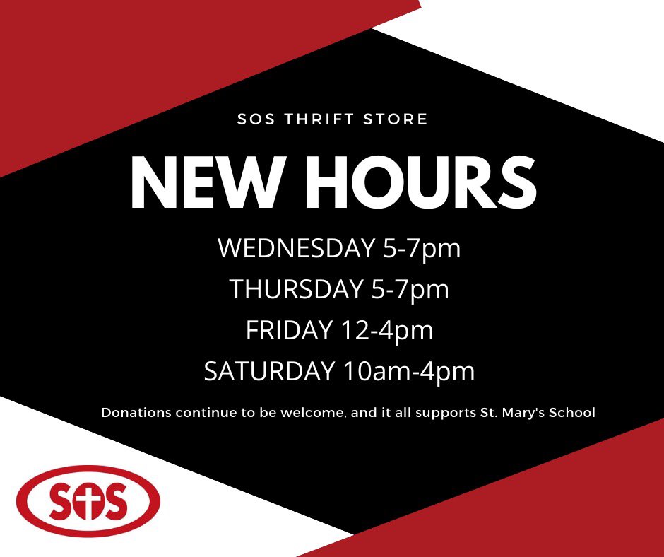 Need service hours? Is your business looking to give back to the community? Get a group together and come work at The 🆘 Store!