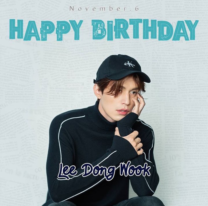 Not only fanfan\s birthday today ..happy birthday also Lee dong wook    