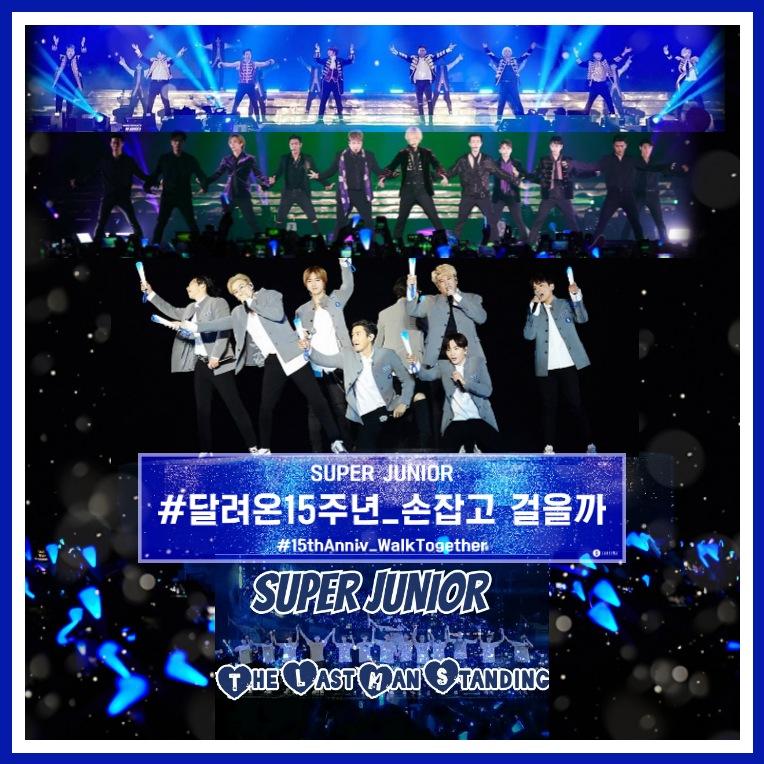 wen_xul's tweet photo. "Esperamos durar como un grupo que habla sobre comienzos, no finales, del presente, no del pasado. Todos, incluso hoy es un mérito, porque crearemos nuevos recuerdos con todos como siempre." 
Leeteuk 💙❤💙
#15thAnniv_WalkTogether 
#달려온15주년_손잡고걸을까 https://t.co/rA9Dbrgfl1