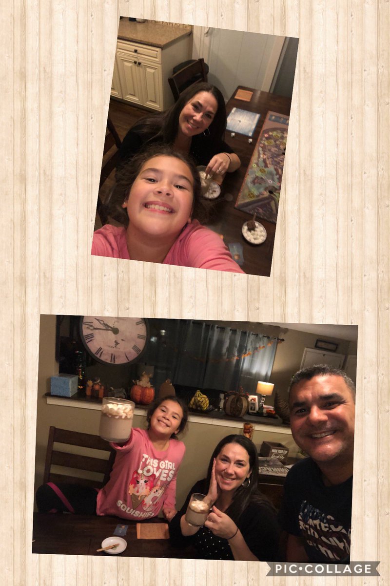 For Family Connect night, the Caballero family had Hot Cocoa on a stick and played the Harry Potter Potions Challenge Board Game! #familyconnectnight