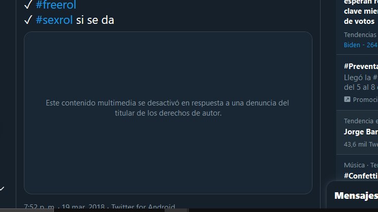 Que cagado que denunciaron mi video de fijado