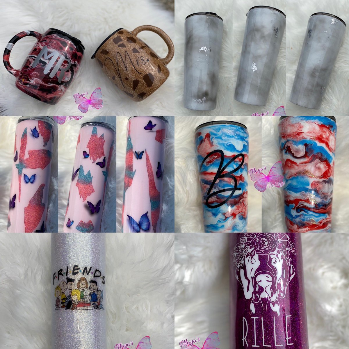 Maya_fox22's tweet photo. @gonadreamofhowu Hi I’m maya and have a small business making customized stainless steel tumblers.  @mayas.makings on Instagram :) https://t.co/NaqdwvezJd