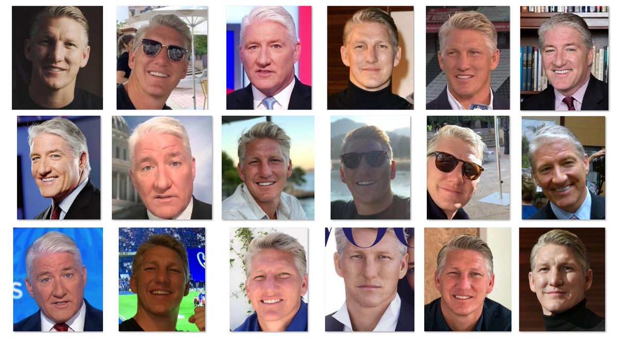Quick Doppelgänger Quiz: How many #Schweinsteiger and #JohnKing photos are there in the picture? 

#bastianschweinsteiger #doppelganger #JohnKing #johnkingcnn #FCBayern #weltmeister #wahlerklärmeister #cnn #magicwall #KeyRaceAlert #uswahl2020 #USWahl #USElections #Election2020