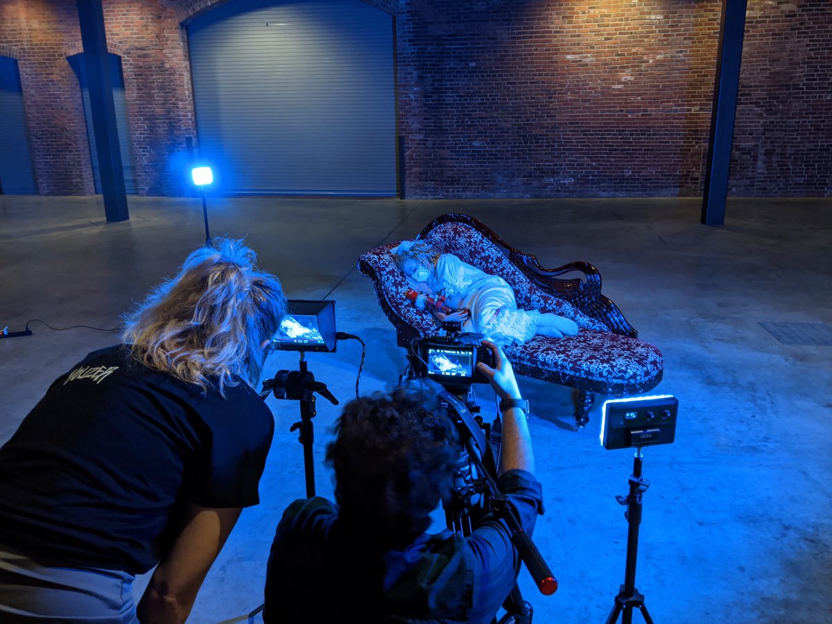 We're three days into filming this year's production of #TheNutcracker. Our film team, Jef and Sara Lynn Holbrook have been wonderful to work it and we can't wait for you to see this magical show. 🙂♥️