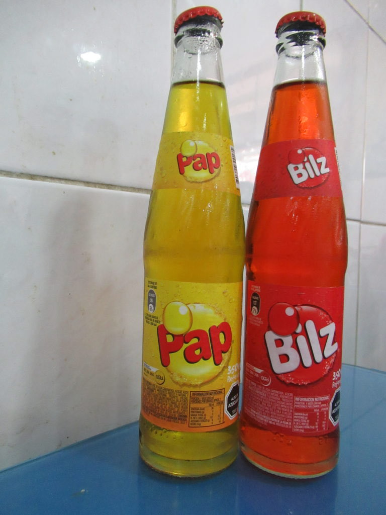 sunkenchurch's tweet photo. @smartereveryday Grew up in Santiago, Chile.  Two very different, unique sodas.  Kind of remind me of Triaminic medicine now... https://t.co/myiC1MtRkR