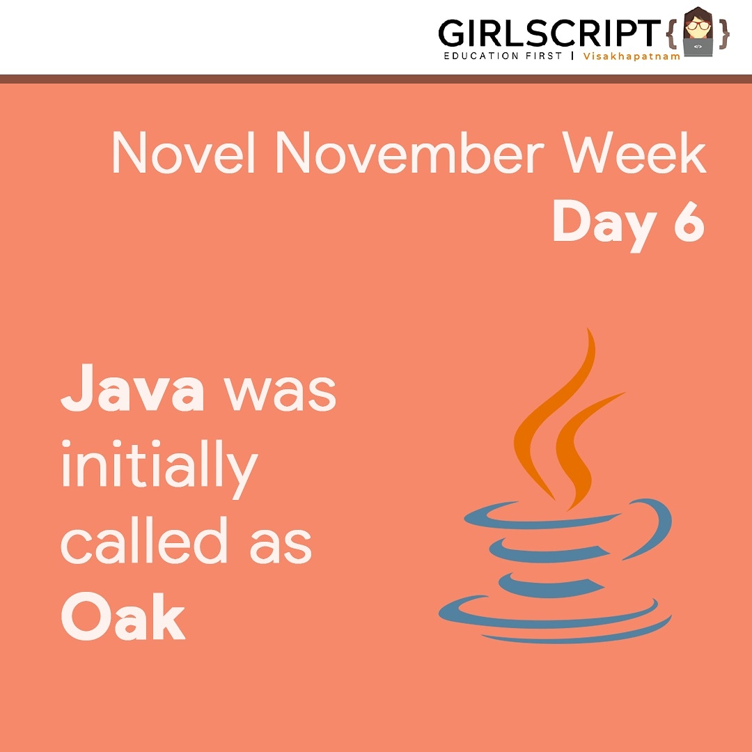 GirlscriptVSP's tweet photo. James Gosling, Mike Sheridan, and Patrick Naughton initiated the Java language project in June 1991. Java was originally designed for interactive television, but it was too advanced for the digital cable television industry at the time. The language was initially called Oak. https://t.co/2MGBz88m5v