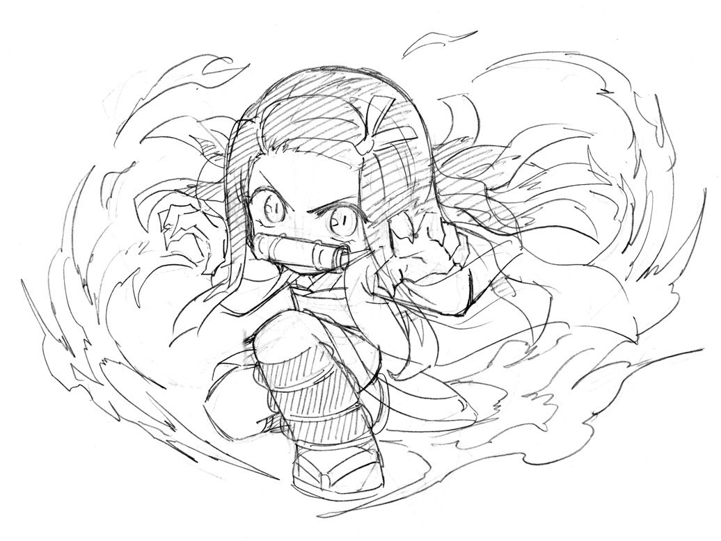 【鬼滅の刃】
炭治郎・禰豆子・善逸・伊之助

#USKデフォルメ
#ファンアート
#楽描き 