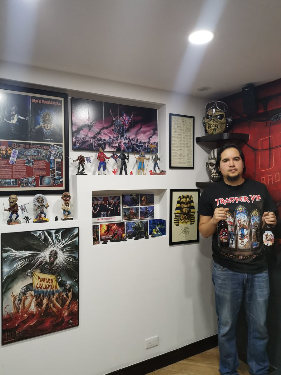 camiloaleal's tweet photo. #WinWithTrooper hoping to get some additional stuff from Maiden and @IronMaidenBeer. Up the Irons!!! π» https://t.co/YbumkrPMnw