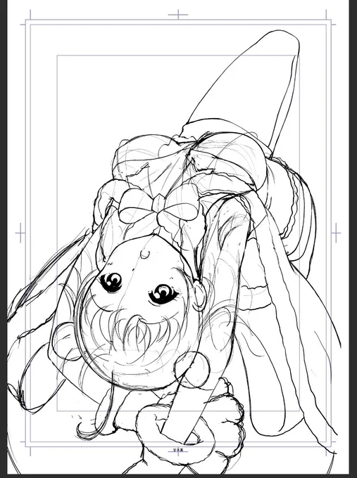 2時間半かけてラフに描き直したけどきっとたいして変わってない 