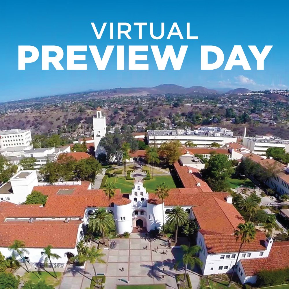 Applying to SDSU as a Fall 2021 Freshman? 

Come pick up some application tips at our Freshman Application Workshop during our Virtual Preview Day this Saturday! 🖤❤️

More info:
admissions.sdsu.edu/tours_events/p…