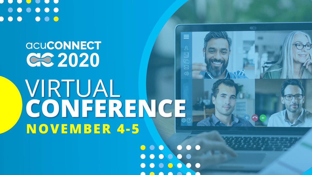 That’s a wrap on #acuCONNECT2020! Thank you to all the sponsors &amp; attendees who came and supported this event!