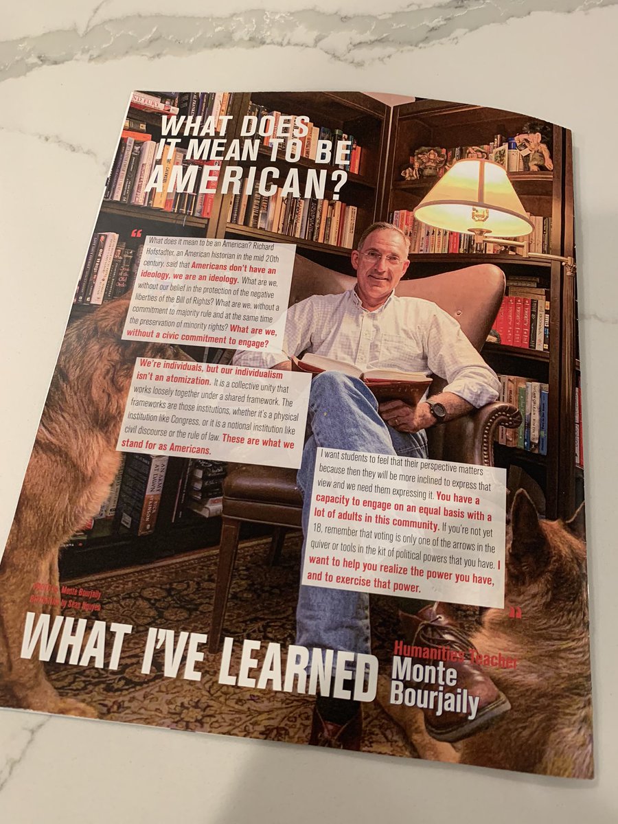 Look what just arrived! A special edition of <a href="/tjTODAY_news/">TJ Media</a>. And a friendly face on the back cover, <a href="/MBourjaily/">Monte Bourjaily</a>!