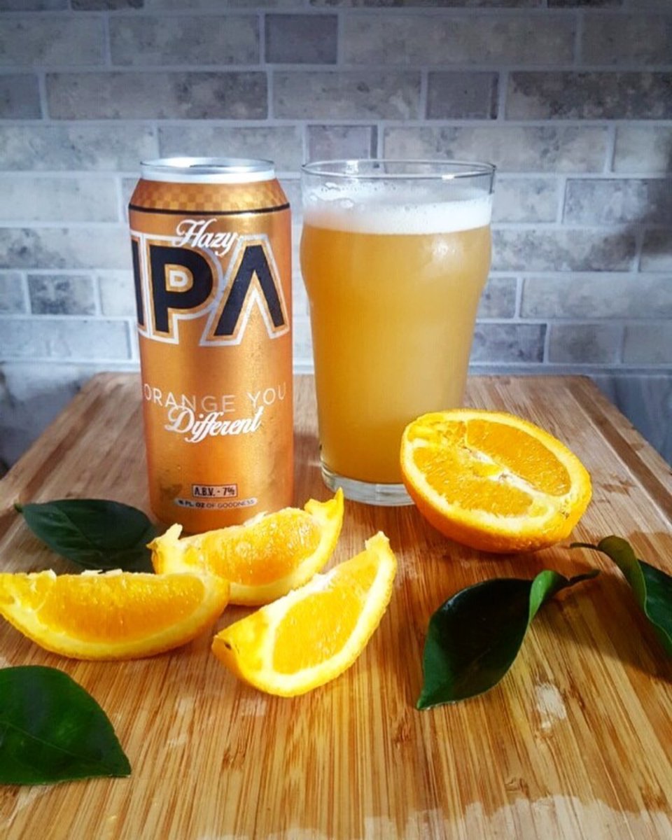 New “#OrangeYouDifferent” can design same great taste. Available Now!!! 🍊
Today’s Hours: 2pm-8pm
Face mask required😷
Food purchase required
Food: #foodiliciousloadingfresh 
#hazyipas #hazyipasfordays #hazyboy #orangeyouglad #newnew #getsome #opentothepublic #thirstythursdays