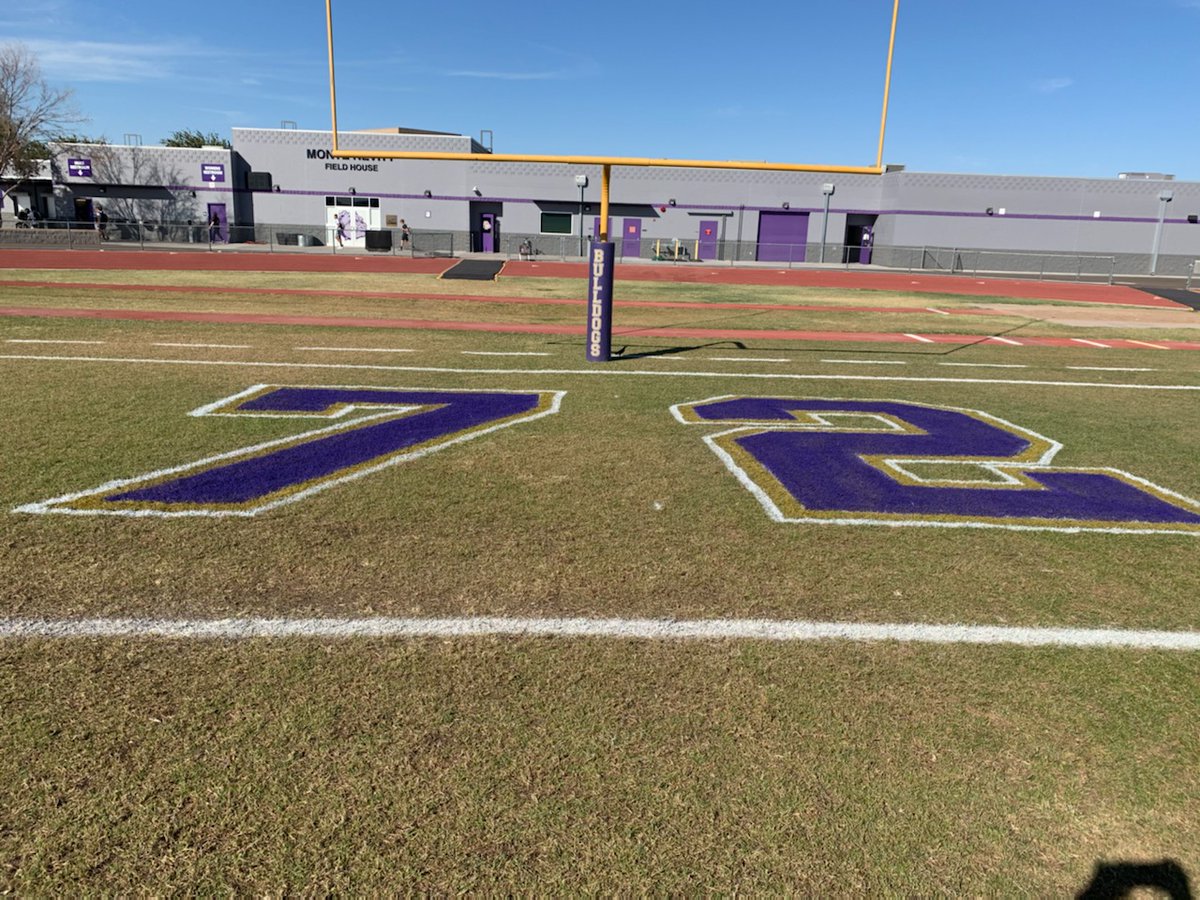 QcusdM's tweet photo. The QCHS football field is ready for homecoming tomorrow! https://t.co/S5E6UK0IIs