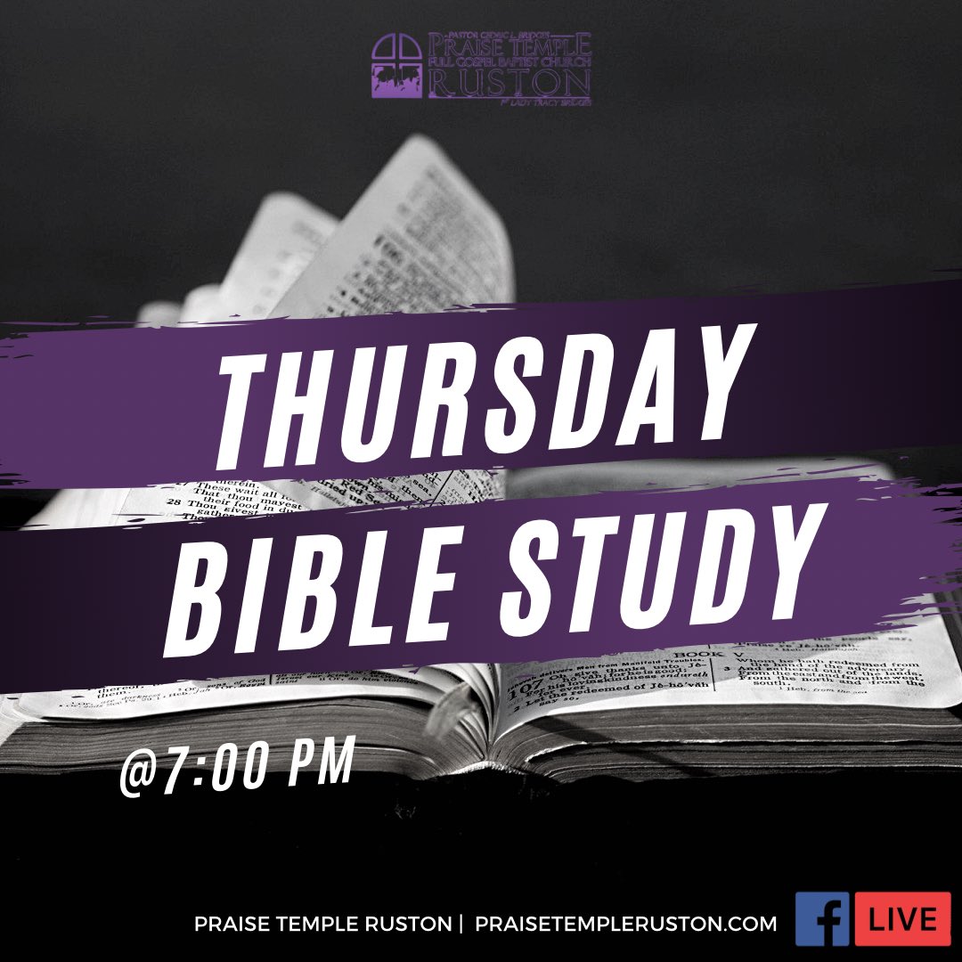 PraiseTempleRus's tweet photo. Tune in at 7 , on the PTR Facebook page 💜 https://t.co/XHmyo5AAT3
