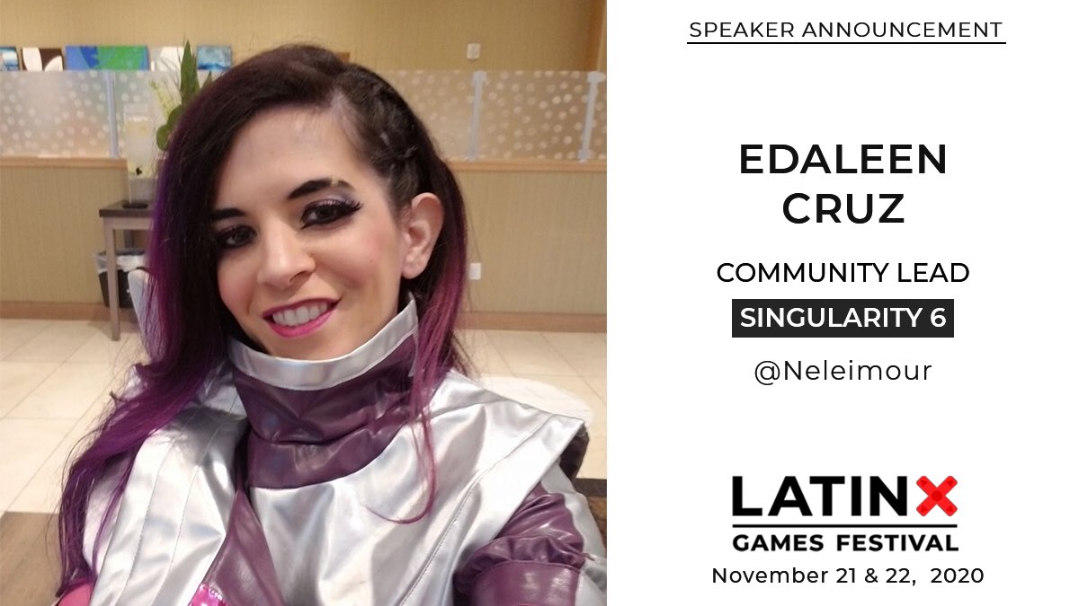 Latinx Games Festival on X: 👾 SPEAKER ANNOUNCEMENT 🙌🏽 We're