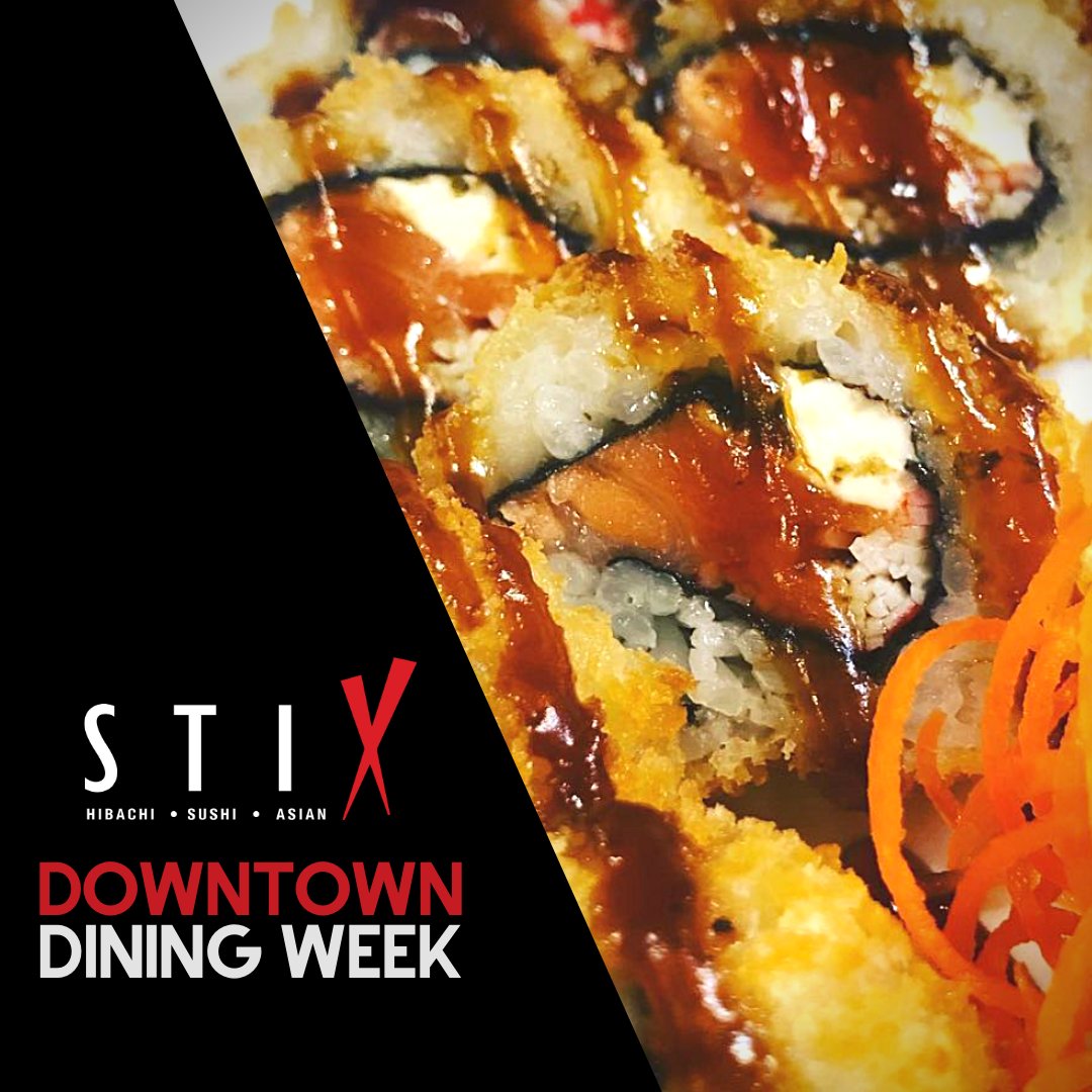 STIX901's tweet image. STIX Downtown's Downtown Dining Week deal is available for dine in or takeout until 8 p.m. on Saturday! Enjoy a three-course meal for just $20.20. stixonline.com/wp-content/upl…