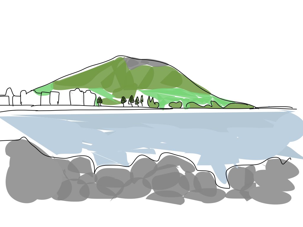 #ddotakp20
Beginners’ line drawing of Mauao with <a href="/KahleiaJ/">Kahleia Josephson</a> ! Thanks pals <a href="/DelaneyParker16/">Delaney Parker</a> <a href="/ArzjahF/">Arzjah Flavell</a>