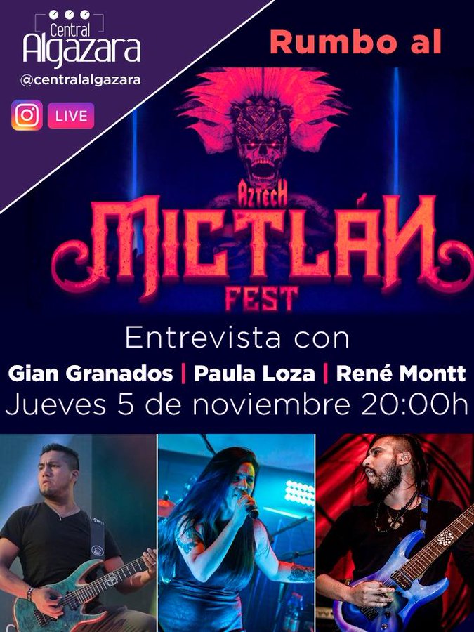 DynamiteRockFM's tweet photo. Este fin de semana llegará hasta ustedes el #AztechMictlanFest y esta noche @CentralAlgazara tendrá en entrevista a @animatempo, #Delta y @NeuralFX para contarnos los detalles de sus presentaciones, ¡No se lo pierdan! 20:00 hrs a través de instagram 😉👉
https://t.co/H5xwH7VbaT https://t.co/8sZCUpVKAp