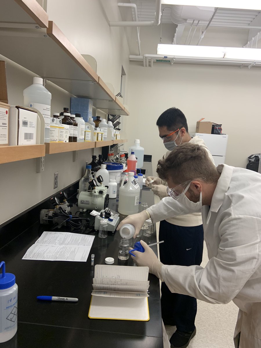 CSUWater's tweet photo. Doing our first coliform tests (total coliform and e. Coli) on our IDEXX setup. Using surface water on campus as a trial. Looking forward to collecting stream samples next week. @ClaytonState @CSUChemPhysDept https://t.co/WDb3rZIp3Y