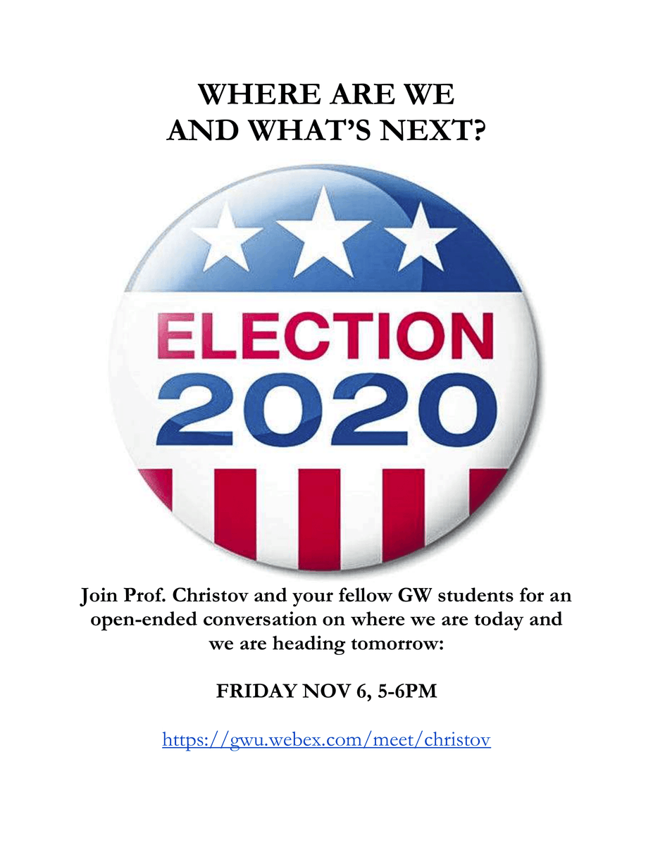 theUHP's tweet photo. This election has been...stressful, and everyone is feeling it. Join Professor Christov *TOMORROW at 5PM ET* for an informed discussion about the election process; a chance for all of you to get grounded and share what's on your minds. Join here: https://t.co/Tbj2omLSt0 https://t.co/wG1UudhgWp