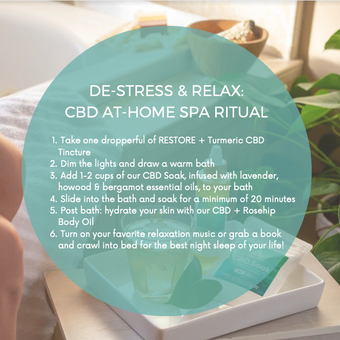 Here's one of our at-home spa rituals to de-stress and relax!
.
And don't forget to breathe!!
.
.
.
#andbreathe #destress #relaxationrituals #athomespa #cbdathome #cbdrituals #naturalhealthy #stayhealthy #cbdsoak #cbdbodyoil #cbdtincture #restore #hydrate #aromatherapy #bathtime