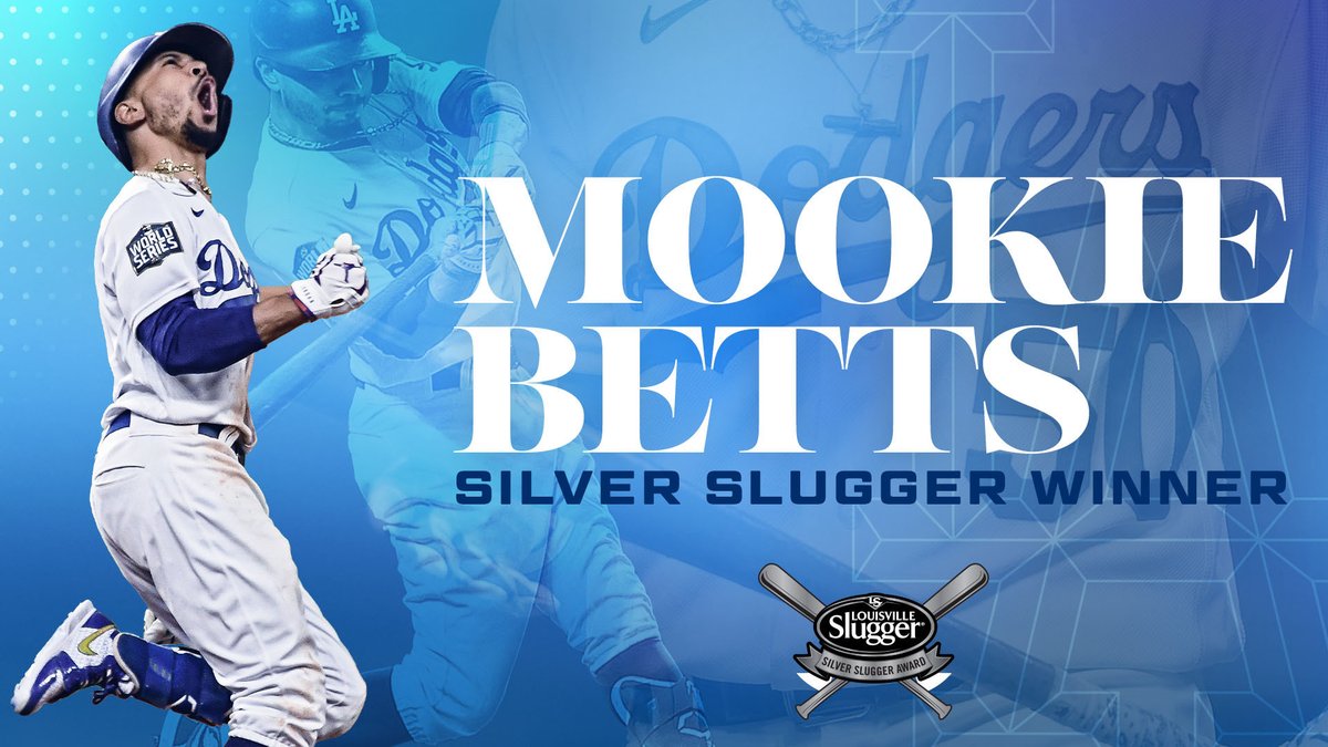 Congrats <a href="/mookiebetts/">Mookie Betts</a> on your fourth #SilverSlugger Award!